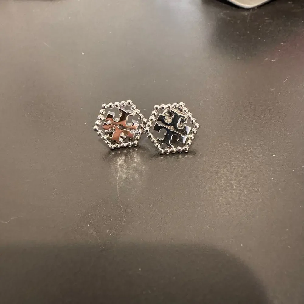 Tory Burch Silver Earrings - Picture 2 of 6